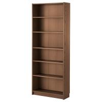 BILLY Книжный шкаф шпон ясеня коричневый 80x28x202 см IKEA 303.233.53