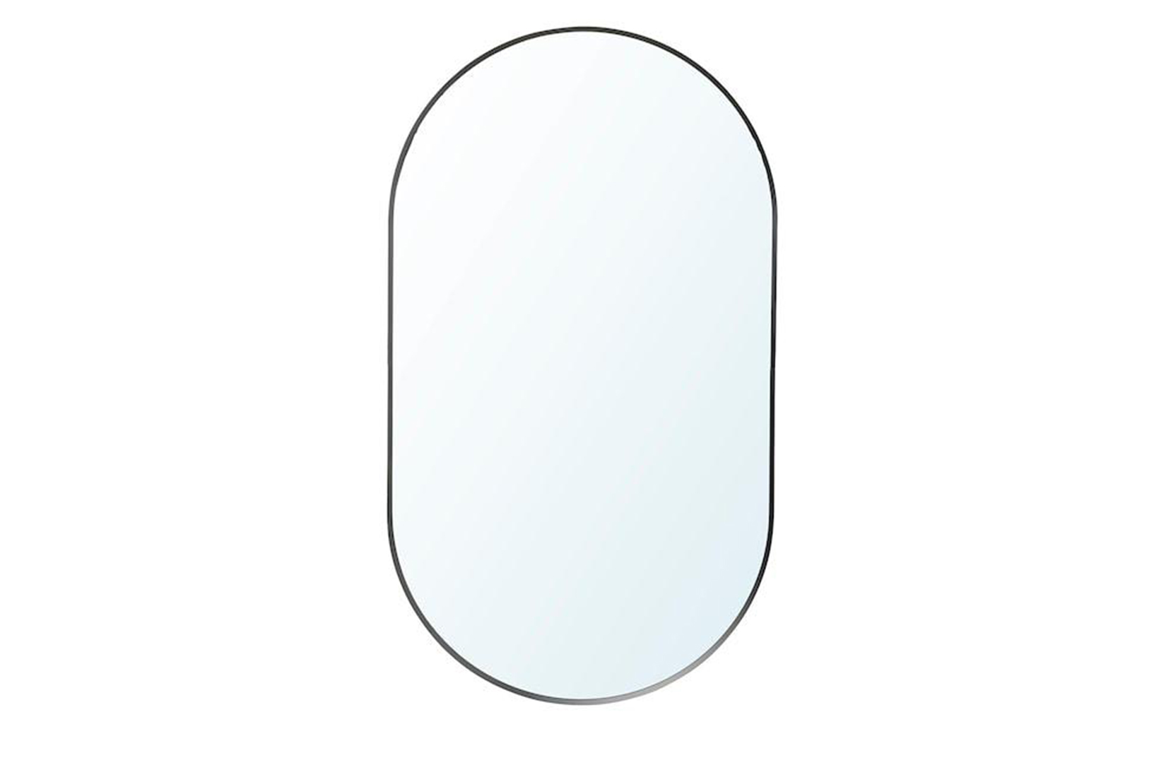 LINDBYN IKEA 104.586.11 Зеркало с отделением для хранения 40 x 70 см Чёрный