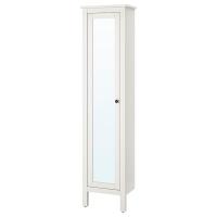 HEMNES Высокий шкаф с зеркалом Белый 49x31x200 см IKEA