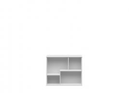 Tetrix Книжный шкаф art. S442-REG/71/90-BIP (Белый глянец)
