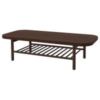 LISTERBY Журнальный столик, шпон дуба, морилка 140x60 см IKEA 005.139.05