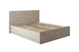Амели 11.31 Кровать 160 с подъёмным основанием шёлковый камень/бетон чикаго беж