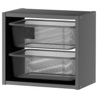 TROFAST IKEA 295.153.10 Настенный шкаф 34x21x30 см серый / темно-серый