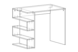 Нарус Стол письменный №1 Белый)