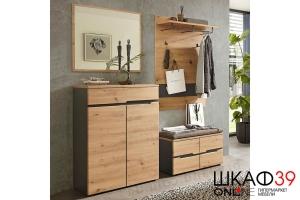 Dallas Прихожая 2 Дуб артисан/Графит BRW (Польша)