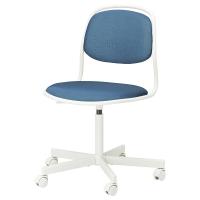ORFJALL IKEA 395.010.96 Кресло компьютерное белый / Vissle темно-синий