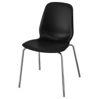 LIDAS IKEA 995.055.67 Стул черный / sefast хром