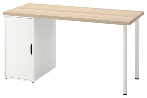 LAGKAPTEN / ALEX IKEA 395.216.45 Письменный стол 140x60 см белый/дуб отбеленный