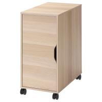 ALEX IKEA 995.419.52 Тумба на колесиках 36x76 см Белёный дуб