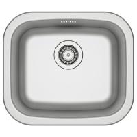 FYNDIG IKEA 902.021.26 Раковина 1-камерная 46x40 см встраиваемая нерж. сталь