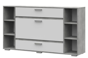 Денвер КМ 02 Комод Белый/Ателье светлый