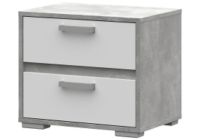 Денвер ТБ 01 Тумба прикроватная Белый/Ателье светлый
