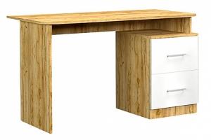 Лего Стол письменный Дуб бунратти/Белый