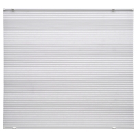 HORNVALLMO Plisowana roleta panelowa, bialy/z gory do dolu z dolu do gory, 60x130 cm