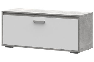 Денвер ТБ 02 Тумба Белый/Ателье светлый