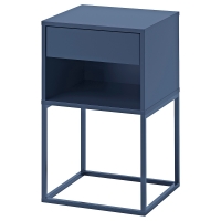 VIKHAMMER IKEA 705.838.29 Тумба прикроватная 40x39 см синий