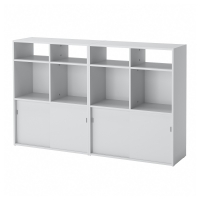 SPIKSMED IKEA 295.352.90 Книжный шкаф 155х32х96 см серый
