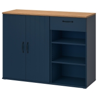 SKRUVBY IKEA 705.687.20 Буфет 120х38х90 см чёрно-синий