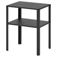 KNARREVIK IKEA 005.763.18 Тумба прикроватная 37х28 см черный