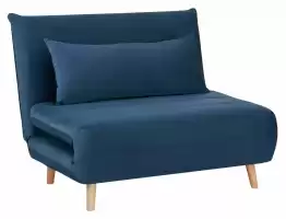 Spike Velvet кресло-кровать (Польша) синий