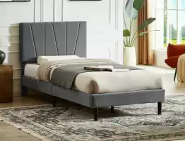 Savana Velvet Кровать 90 с ортопед. основанием Signal серый