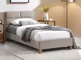 Sierra Velvet Кровать 90 с орт. осн. бежевый 28 (Польша)