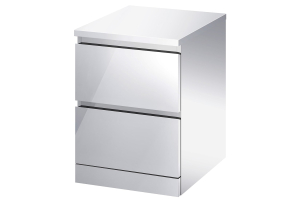 MALM IKEA 905.690.78 Комод 2 ящика 40х55 см зеркальный эффект