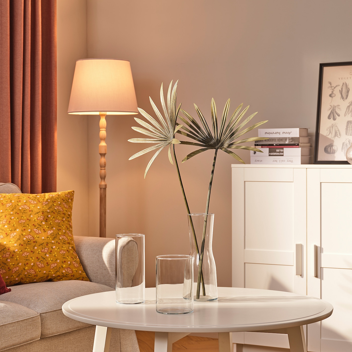 SMYCKA IKEA 105.825.59 Искусственный лист пальмы 76 см для интерьера/экстерьера/сушеная