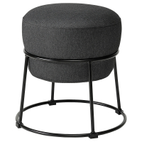 EMMISLOV IKEA 905.259.61 Пуф Виссле темно-серый