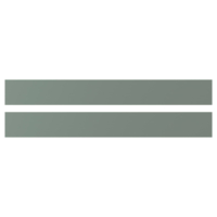 NICKEBO Front szuflady, Matowy szarozielony, 80x10 cm