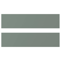 NICKEBO Front szuflady, Matowy szarozielony, 40x10 cm