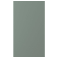 NICKEBO Front do zmywarki, Matowy szarozielony, 45x80 cm