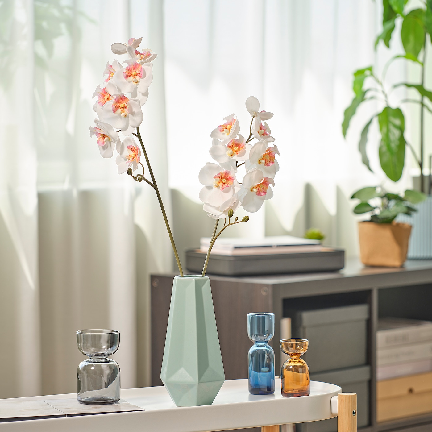 SMYCKA IKEA 105.871.56 Орхидея белая 60 см Искусственный цветок