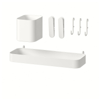 SKADIS IKEA 205.864.20 Набор аксессуаров 7 предметов белый