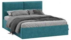 Глосс Кровать 160х200 с подъёмным механизмом Микровелюр Jercy Izumrud
