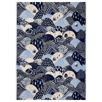 PENDELKAKTUS Tkanina przycięta, góry/wielobarwny, 150x300 cm