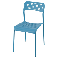 Sandberg IKEA 806.054.25 Стул пластик/металл синий