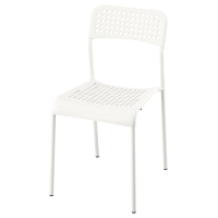 Sandberg IKEA 106.054.24 Стул пластик/металл белый