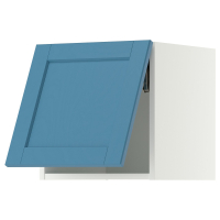 METOD Szafka śc poz, biały/Lerhyttan niebieski, 40x40 cm