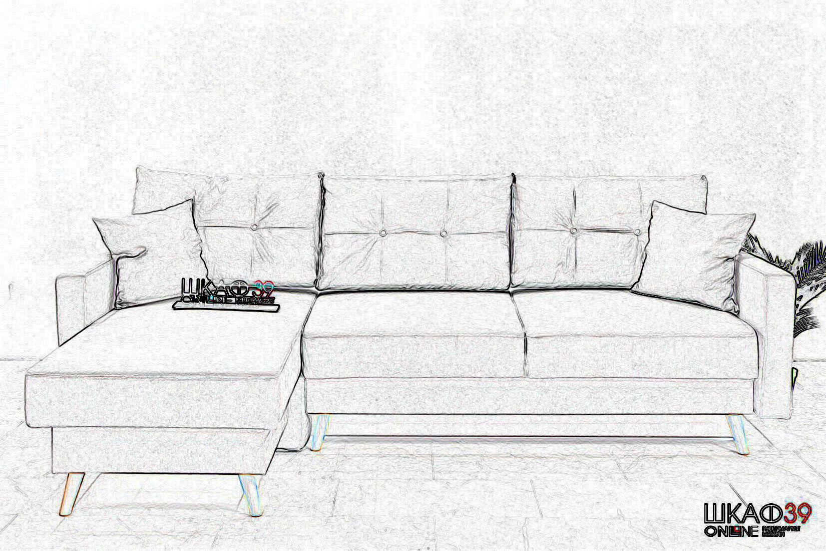 Ричмонд диван угловой REMY 83