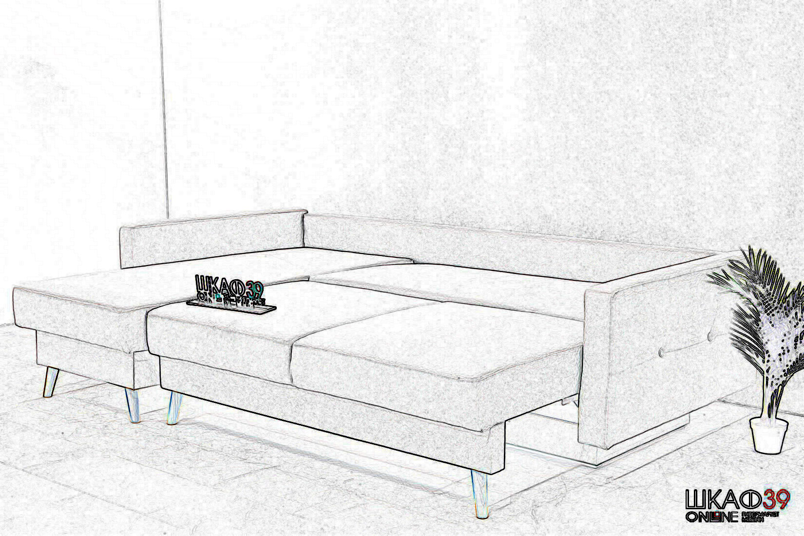 Ричмонд диван угловой REMY 83