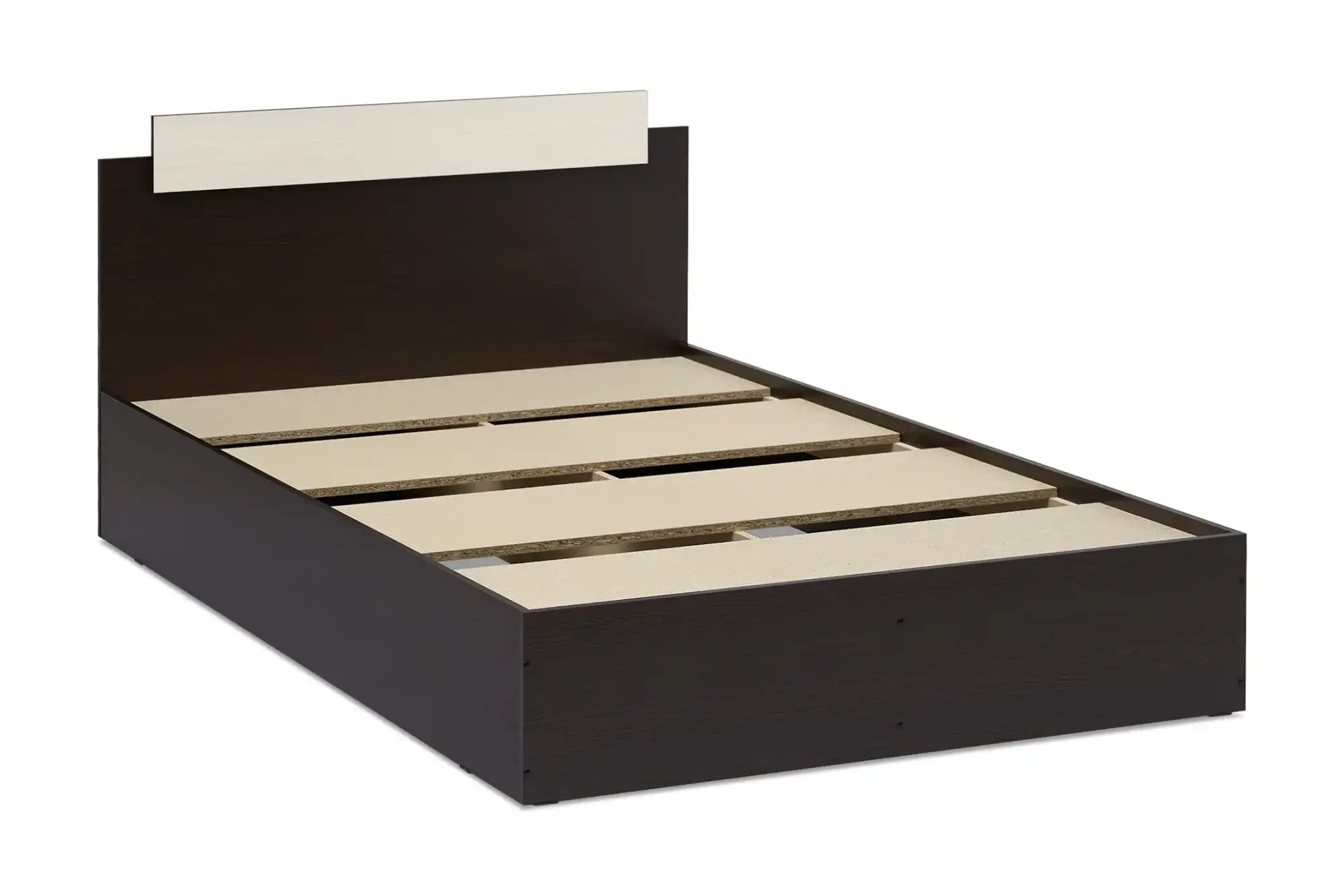 Эко Кровать 120 с ДСП настилом Венге/лоредо