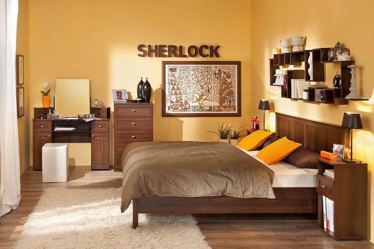 Sherlock спальня орех шоколадный