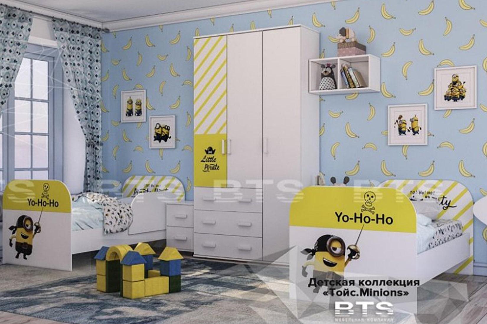 Тойс Миньоны детская модульная спальня