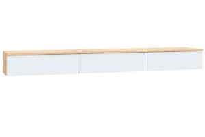 Сканди Тумба ТВ навесная Дуб бунратти/Белый бланш