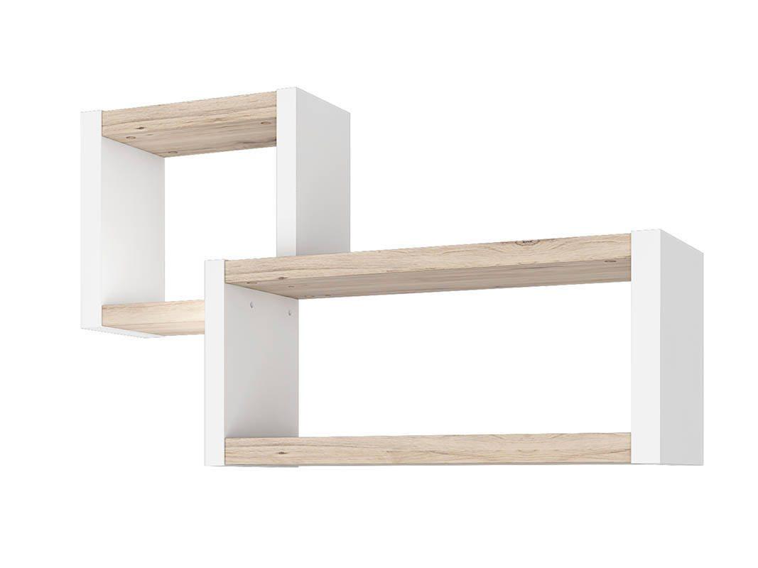 Венето СТЛ.266.13 Полка Дуб санремо/Белый