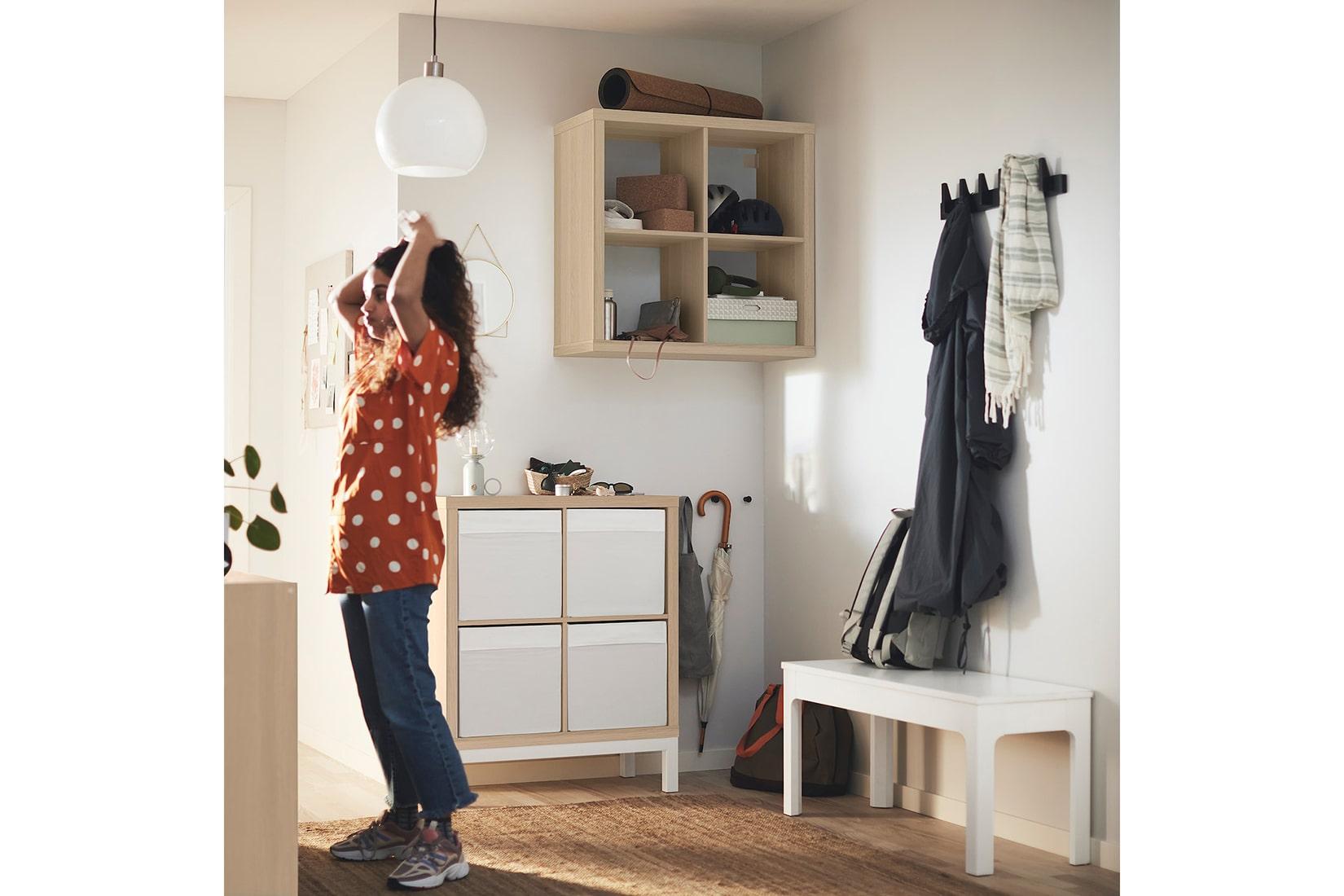 KALLAX гостиная модульная/стеллажи IKEA