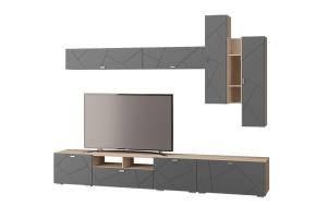 Скайлайн Гостиная 6 Дуб сонома/Графит