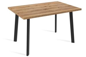 Hagen(Angel) 120 Стол Дуб канзас коричневый/Чёрный 1200х800(+400) 