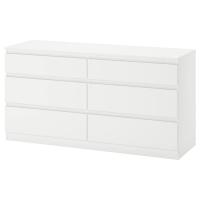 KULLEN Комод с 6 ящиками 903.092.45 Белый 140x72 cm IKEA